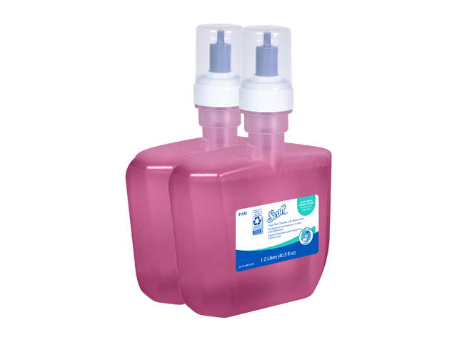 Scott Pro (formerly Kleenex) Liquid Hand Soap with Moisturizers (91592), Pink, Floral Scent, 1.2L E-Cassette, 2 Bottles / Case - Same Kleenex quality, now Scott branded
