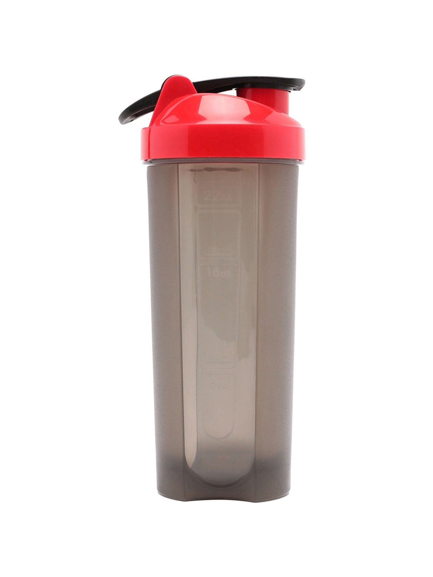 Cultsportone Spill Proof Flip Top Shaker with Blender Ball (Red)