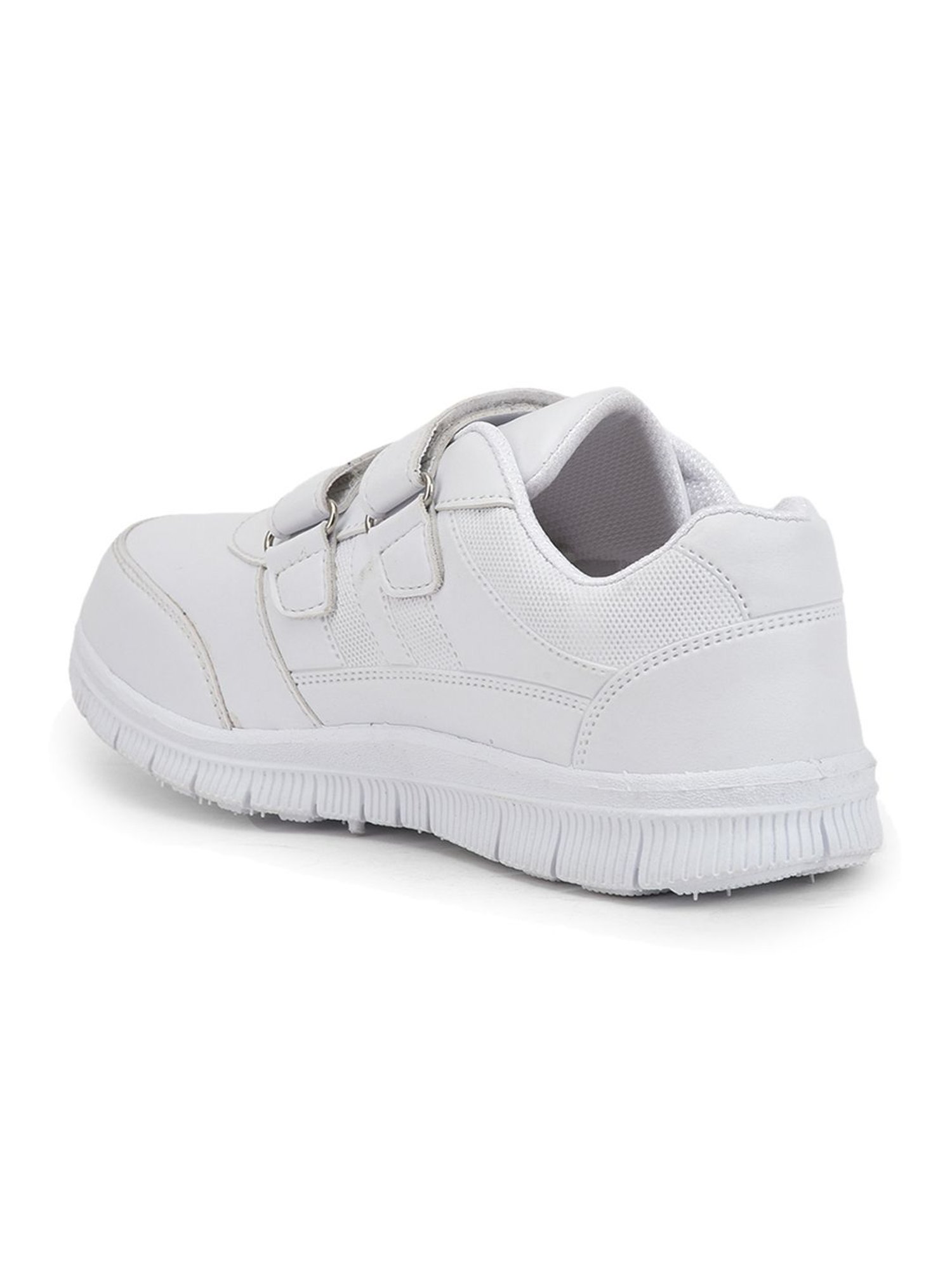 Force10 By Liberty Kids White Velcro Shoes
