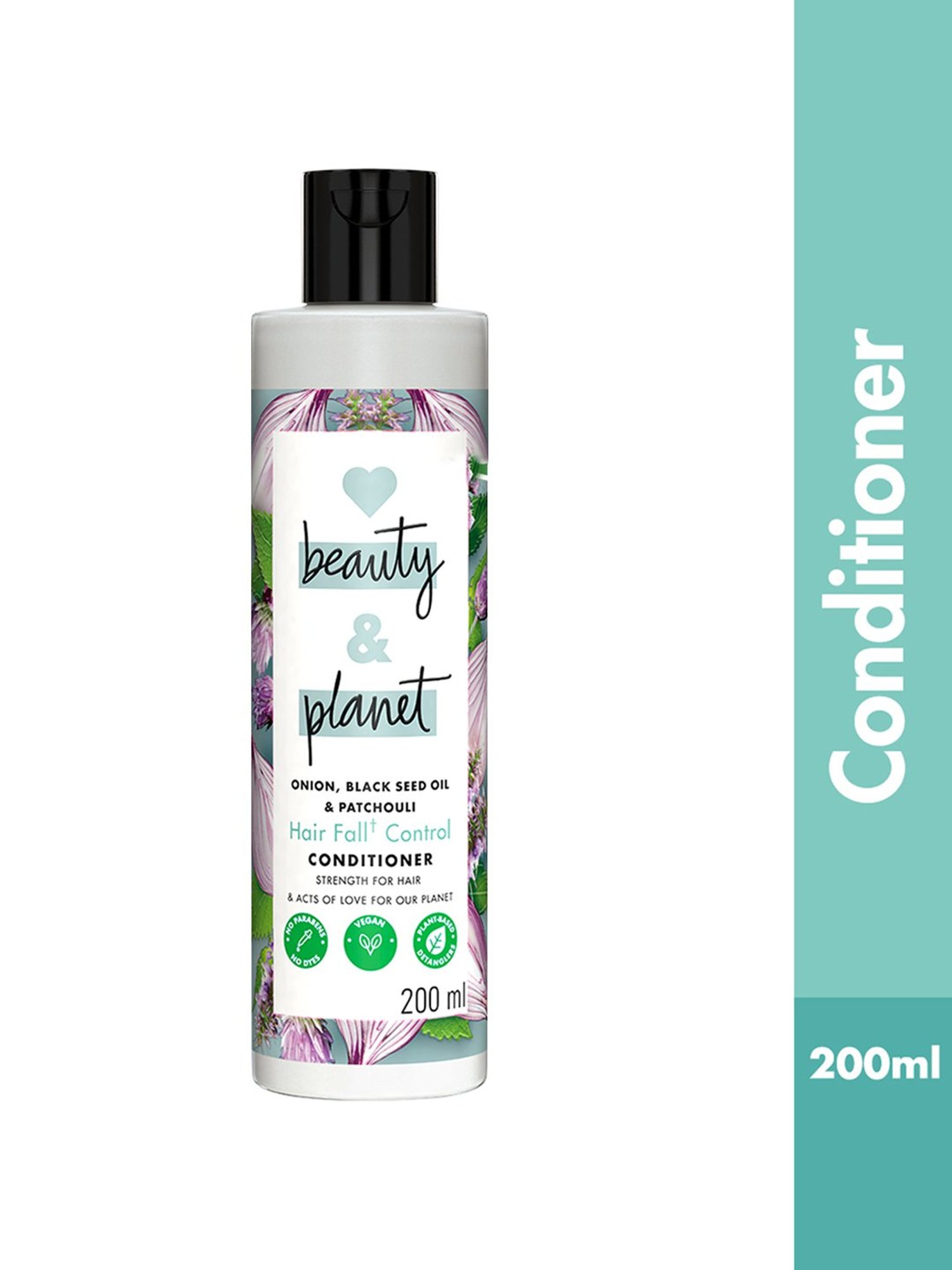 Love Beauty & Planet Onion, Black Seed Oil & Patchouli Hairfall Control Conditioner - 200 ml