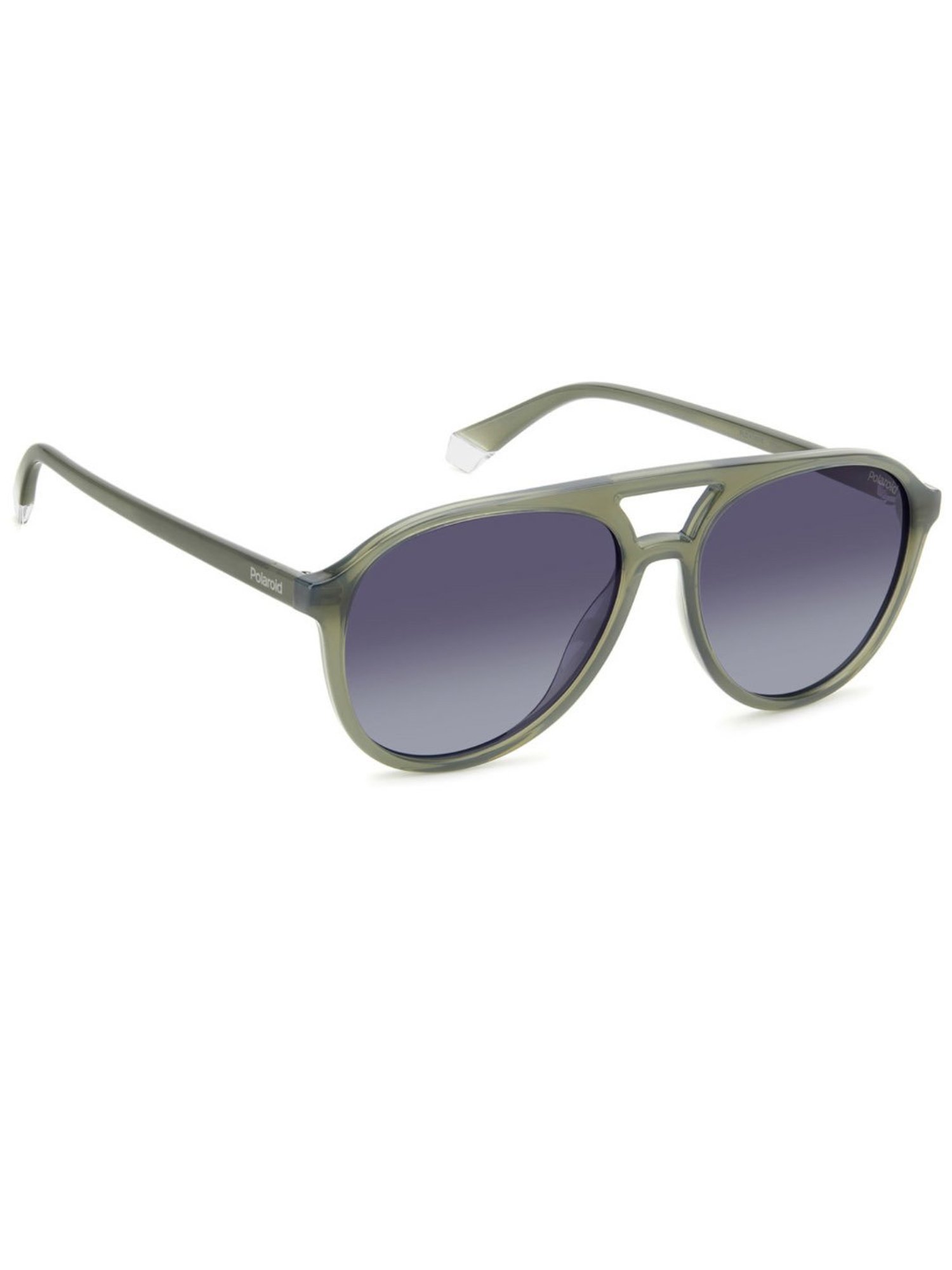 Polaroid Grey Oval UV Protection Unisex Sunglasses