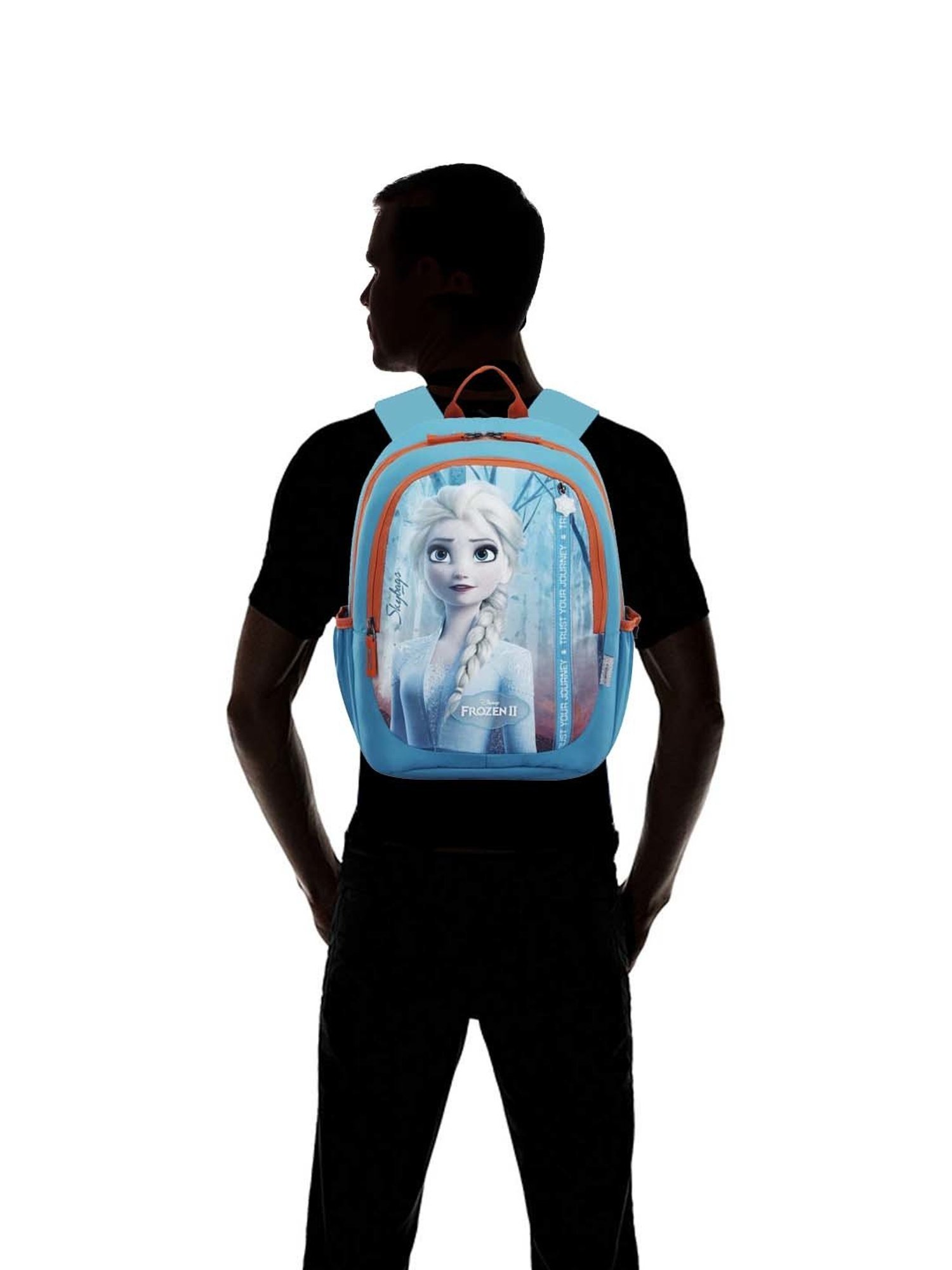 Skybags Frozen 17 Ltrs Blue Medium Backpack