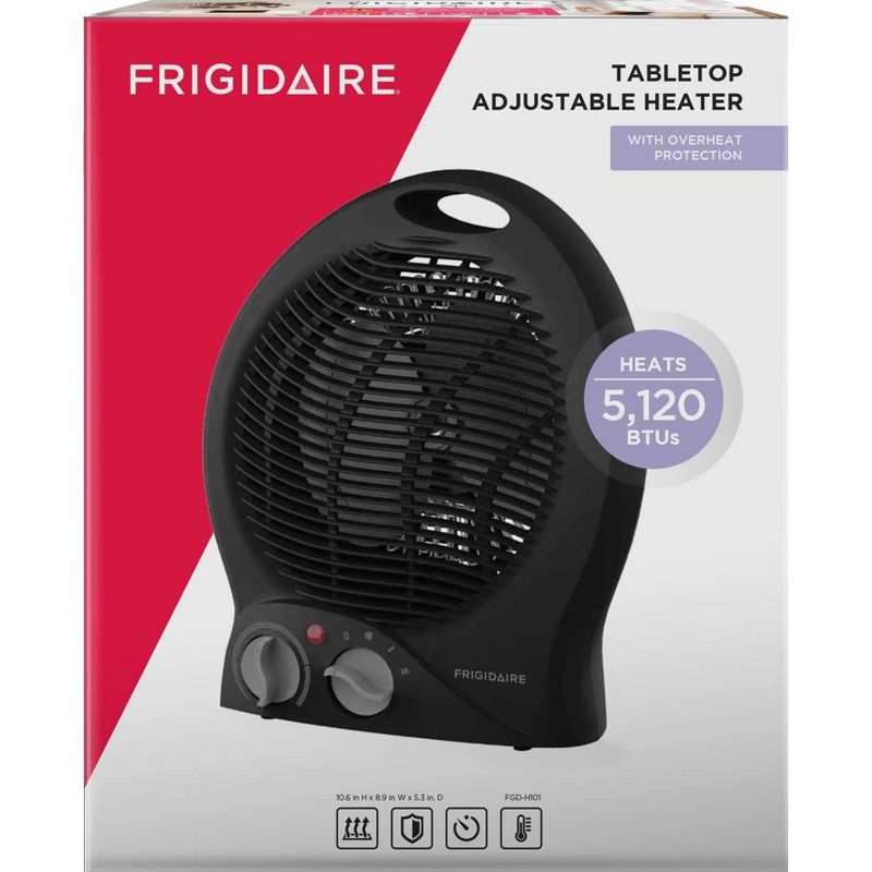 Frigidaire Adjustable Tabletop Heater Black