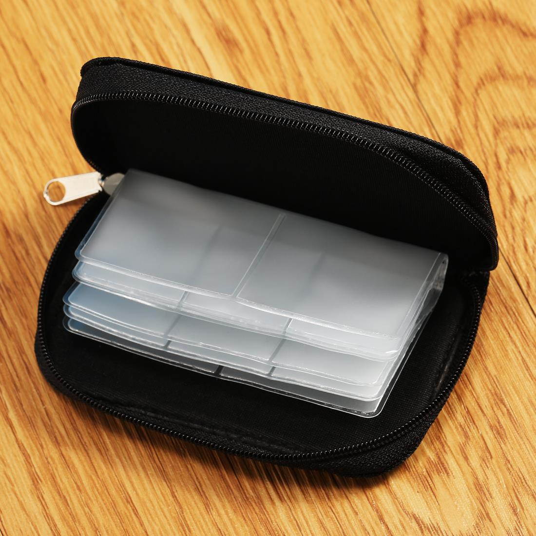 Gray Memory Card Storage Carrying Case Holder Wallet 18slots + 4 slots For CF/SD/SDHC/MS/DS 3DS Game accessory