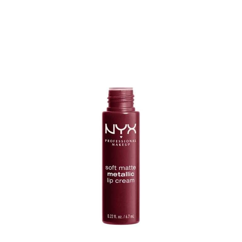 NYX Professional Makeup Soft Matte Metallic Lip Cream Copenhagen - 0.22 fl oz