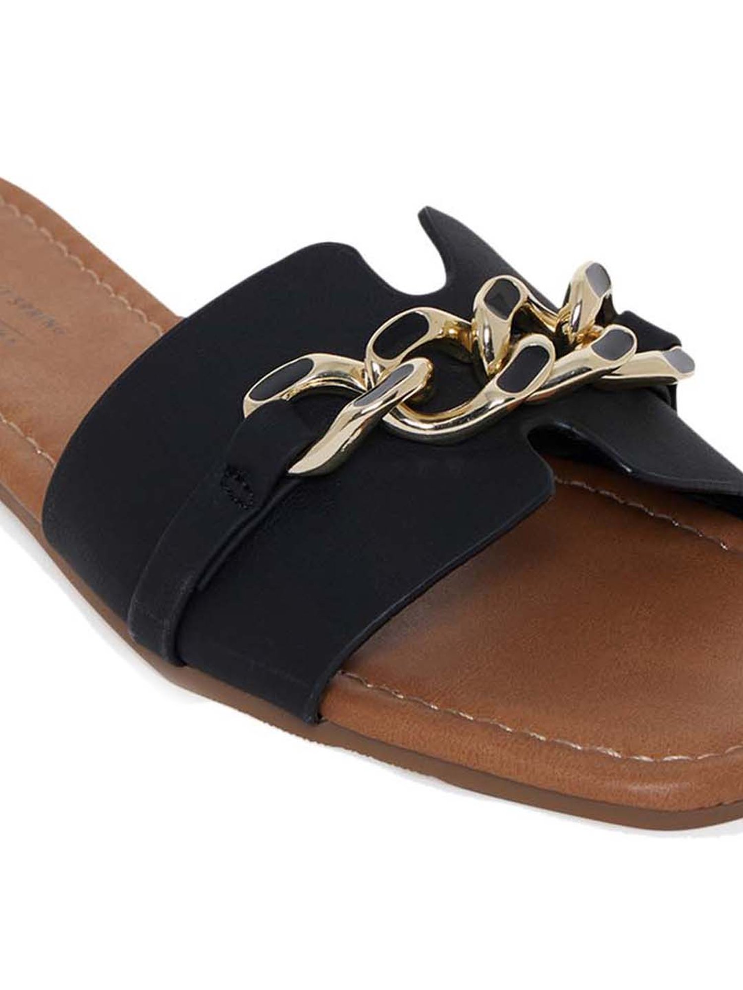 Call It Spring Women's Black Casual Sandals