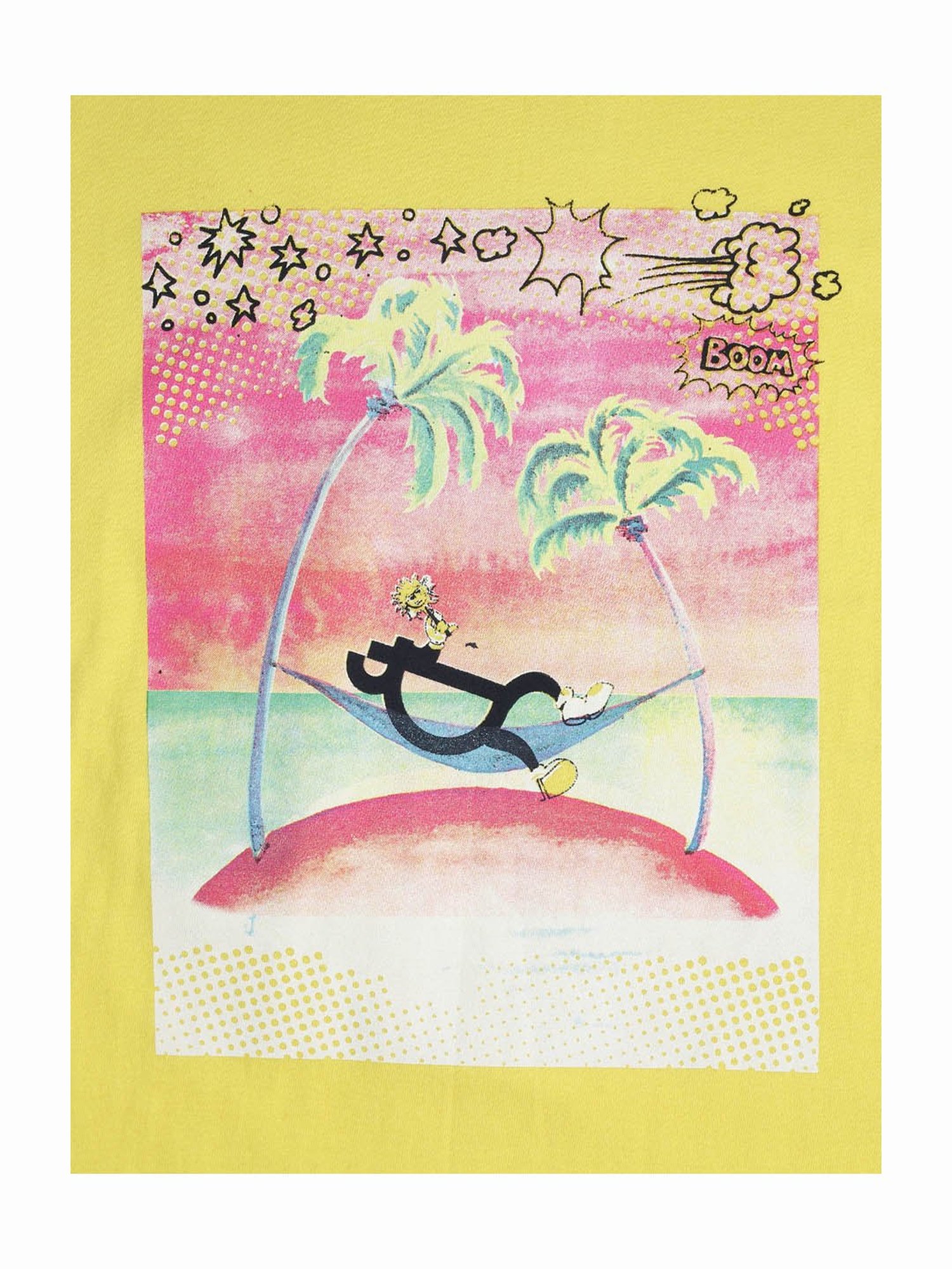 Gini & Jony Kids Yellow Printed T-Shirt