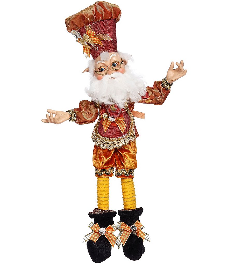 Mark Roberts Northpole Pumpkin Pie Elf Figurine Small