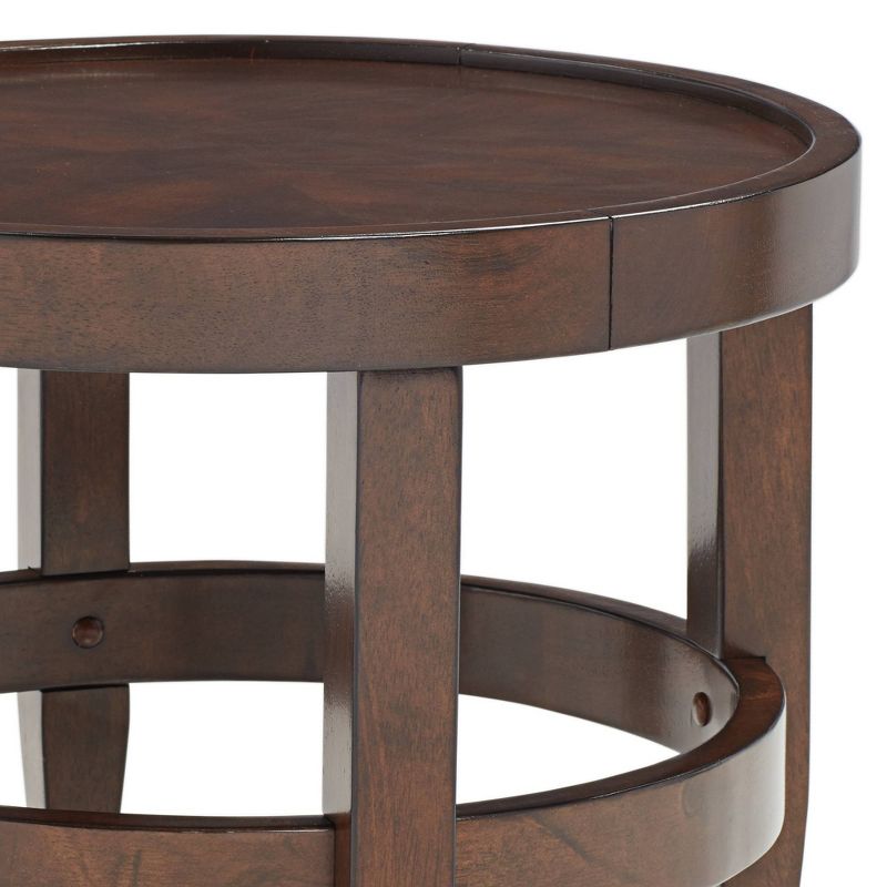 55 Downing Street Emerson Brown Wood Nesting Table Set