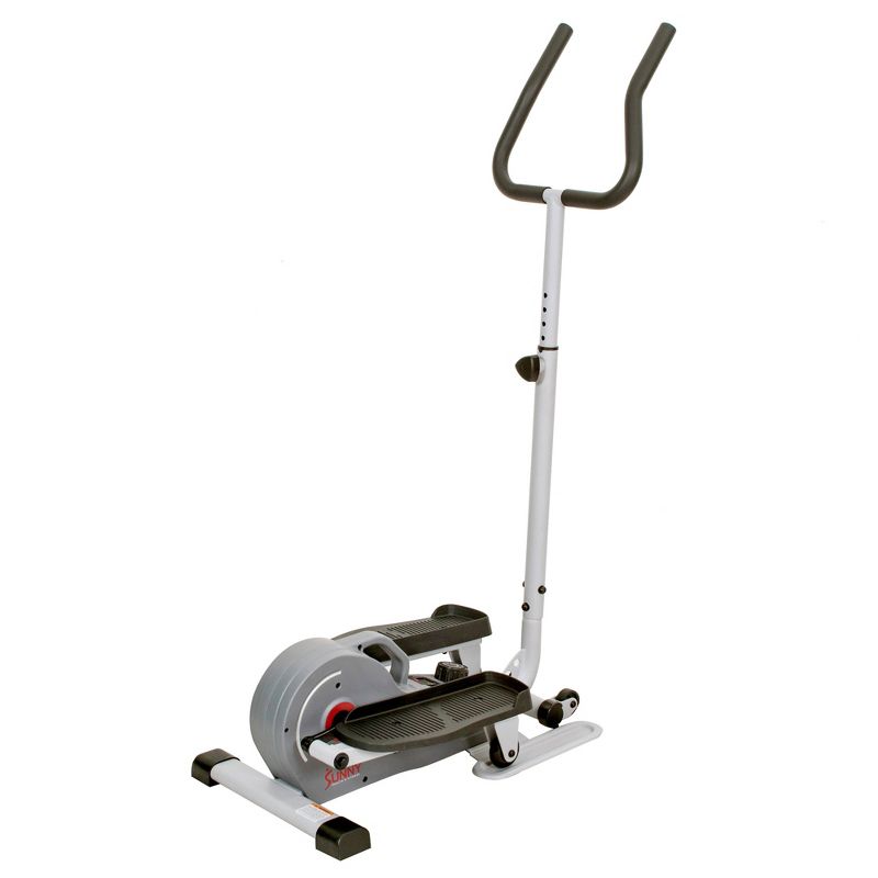 Sunny Health & Fitness Magnetic Standing Elliptical Machine with Handlebars