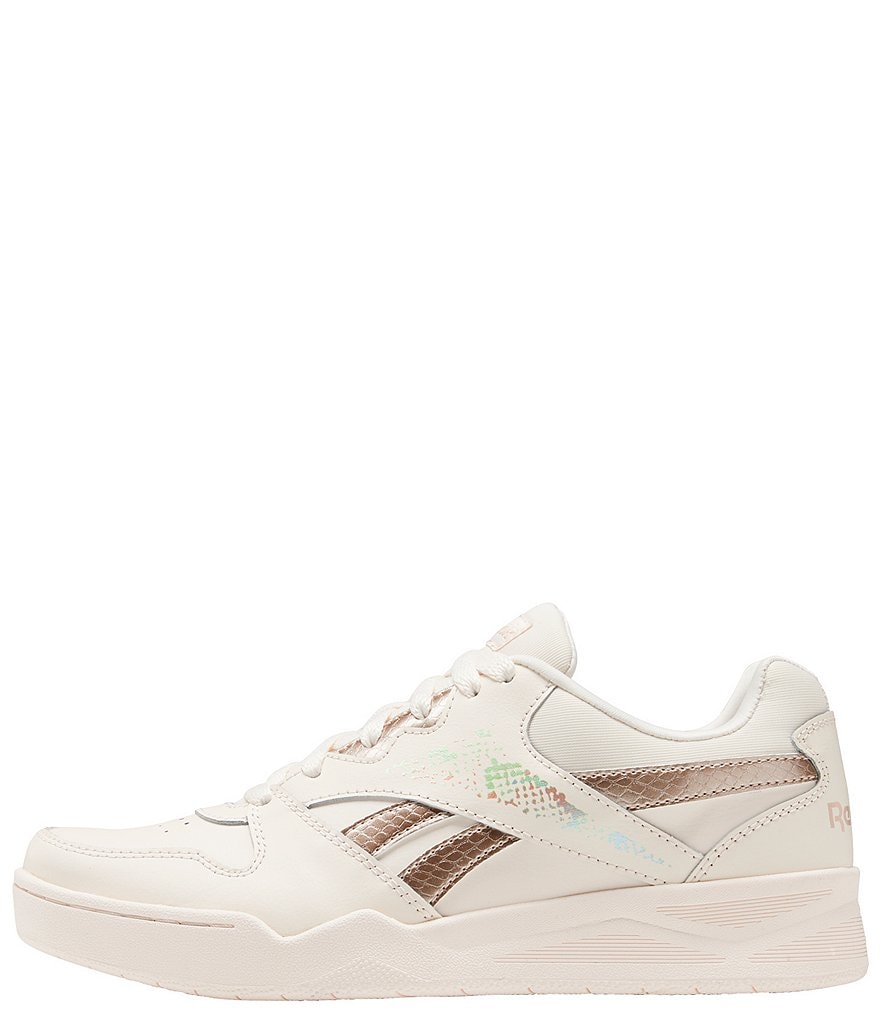 Reebok Women's Royal BB4500 Low 2 Metallic Detail Basketball Sneakers