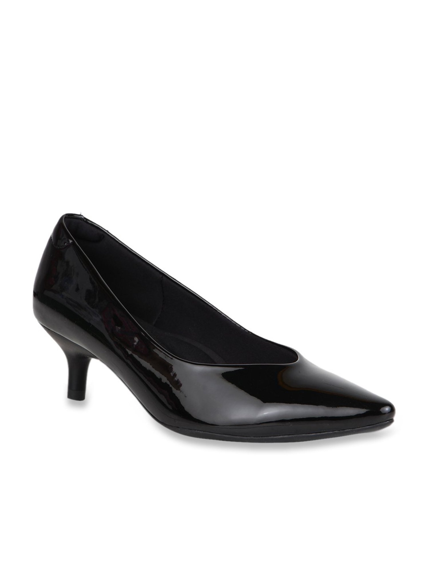 Rocia by Regal Women's Black Casual Pumps