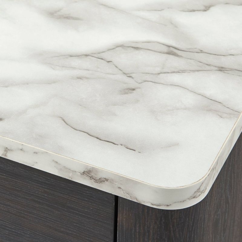 Keely 5 Drawer Chest Charcoal Gray - Buylateral