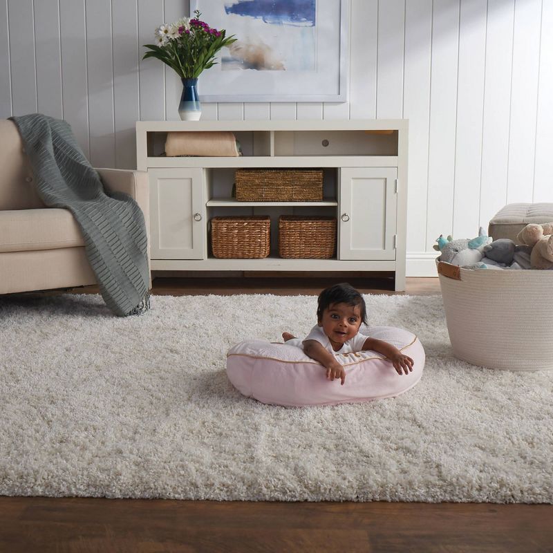 Boppy Luxe Feeding and Infant Support Pillow - Pink Princess