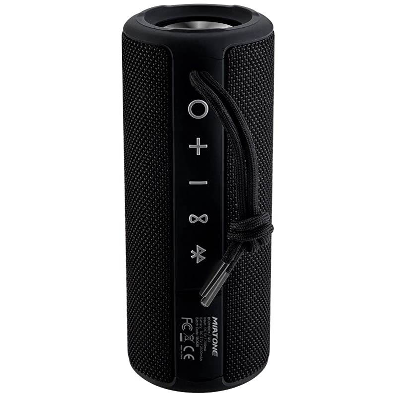 Outdoor Portable Bluetooth Speakers Waterproof Wireless Speaker Black