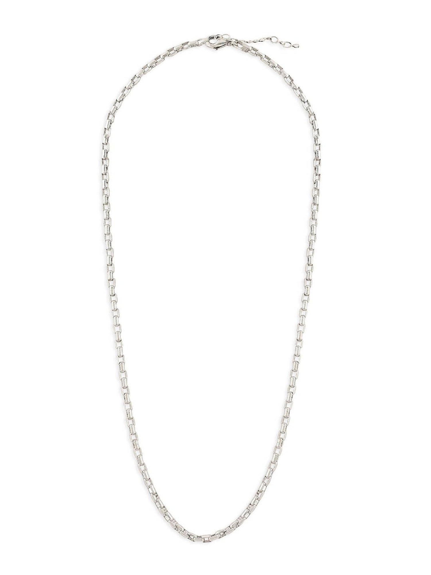 The Bro Code Silver Chain Linked choker Neckalce Chain for Men