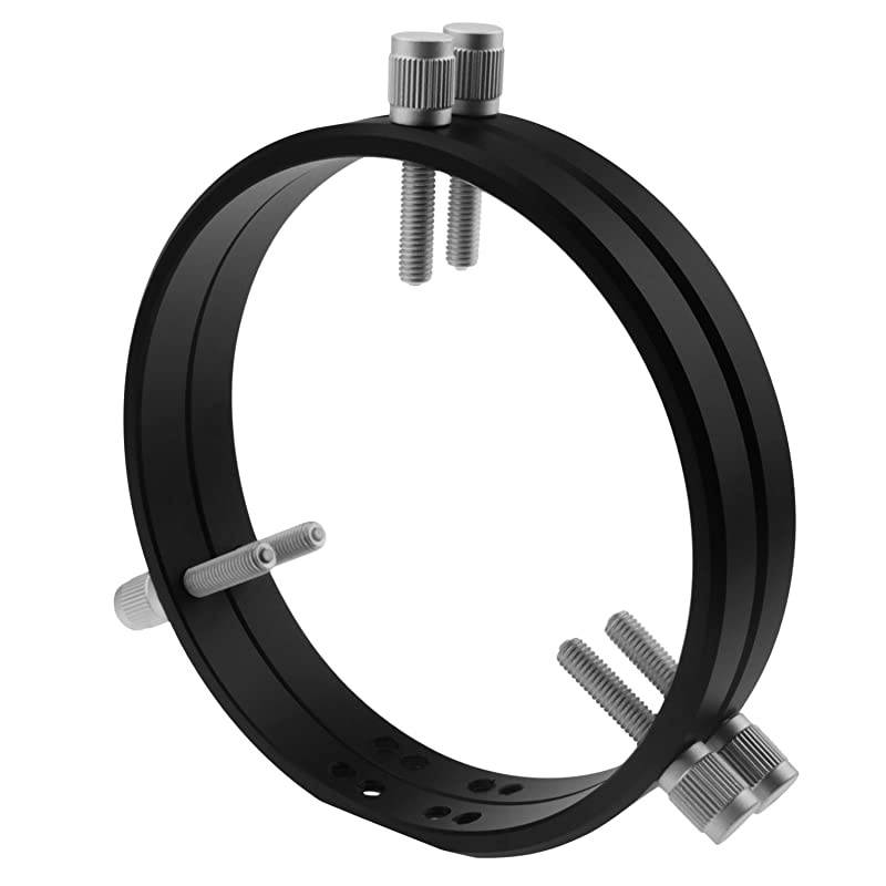 Adjustable Guiding Scope Rings 152 mm Inside Diameter Pair for Telescope Tube Diameter or Finders 95 to 150mm