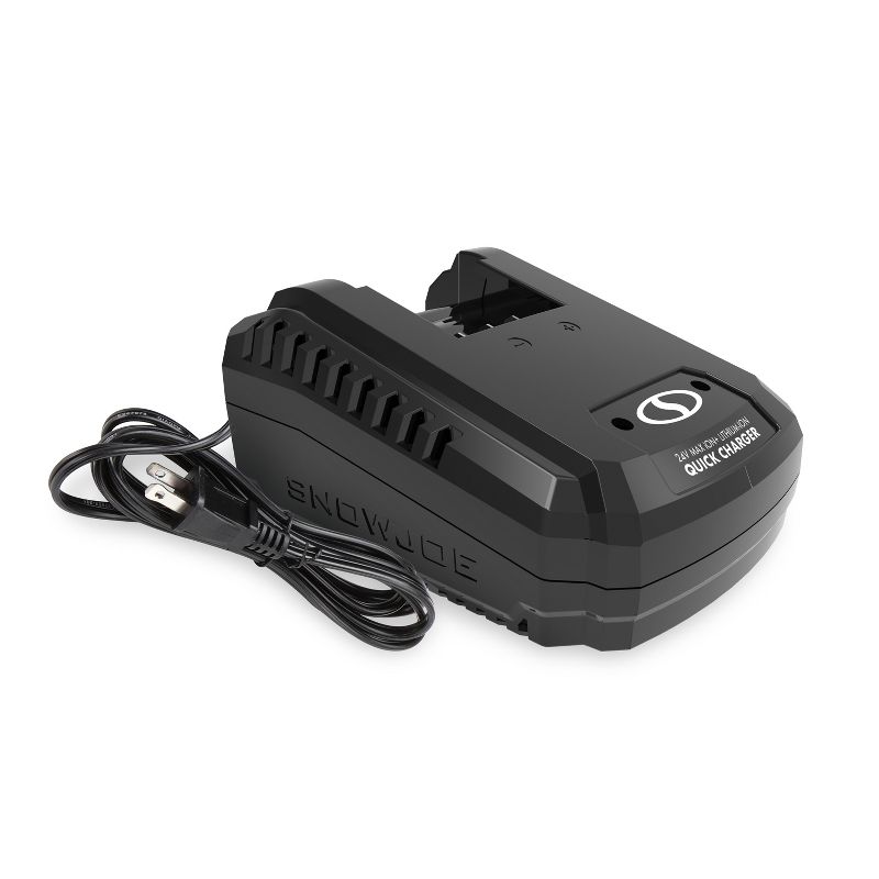 Snow Joe 24VCHRG-QC iON+ Quick Charge Dock for iBAT24 and 24VBAT Series Batteries.