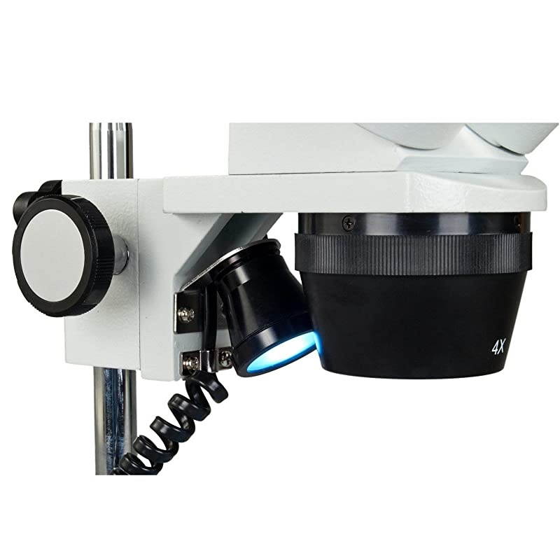 20X-40X Dual LED 3D Stereo Microscope with Multi-Power (Batteries and AC Adapter) and All Metal Frame + Premium Quality Optics