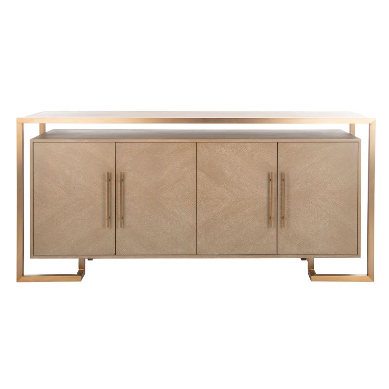 Carmel Sideboard Dark Brown/Black - Chique