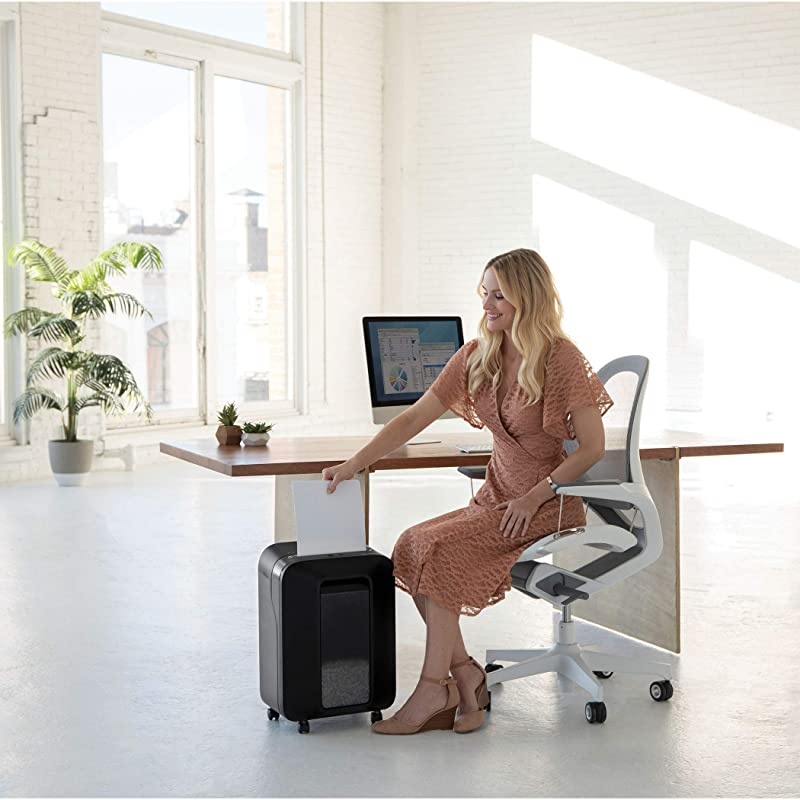 LX20M Powershred Micro Cut 12 Sheet Paper Shredder (Black)