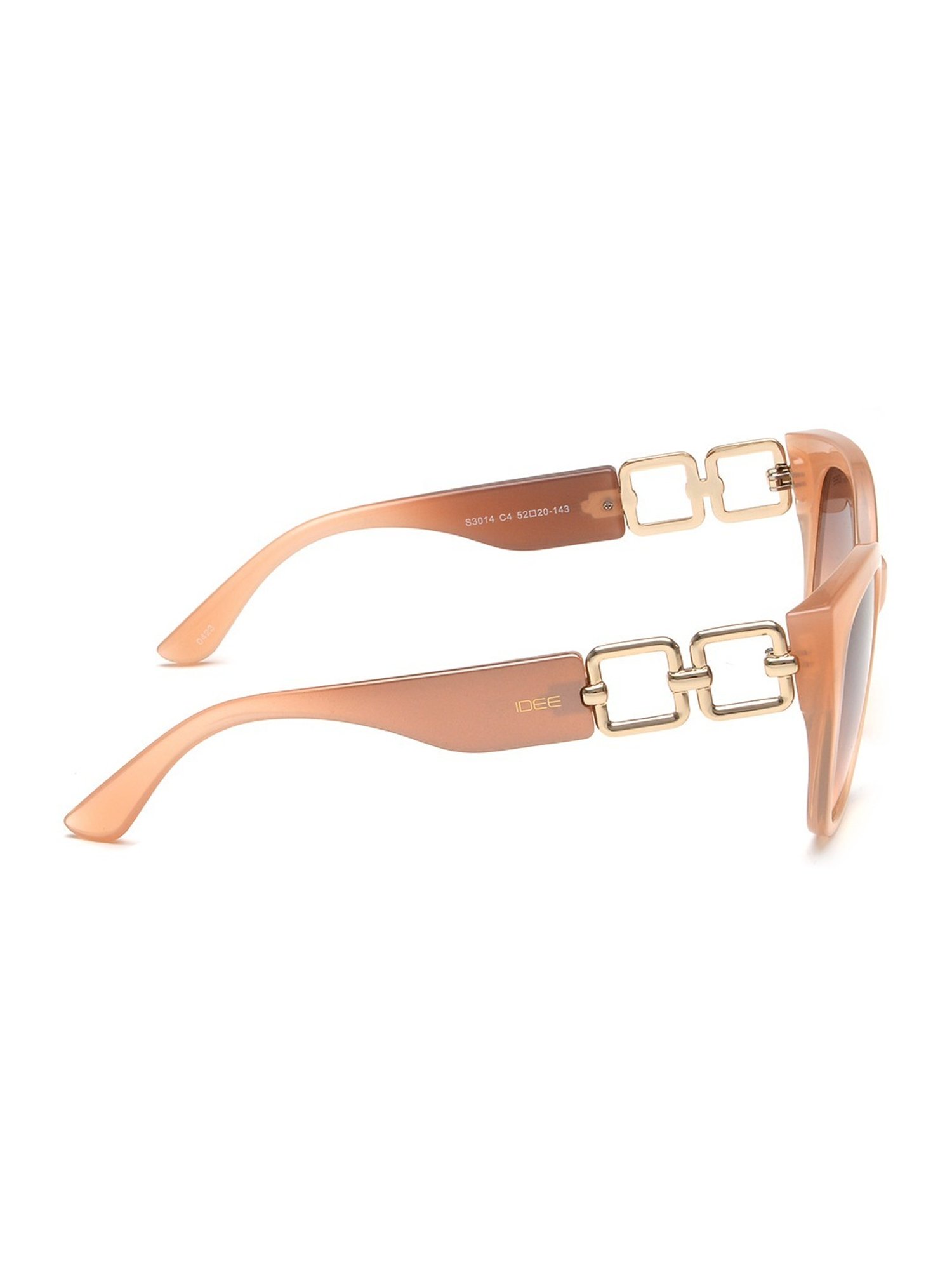 IDEE Brown Oval UV Protection Sunglasses for Women