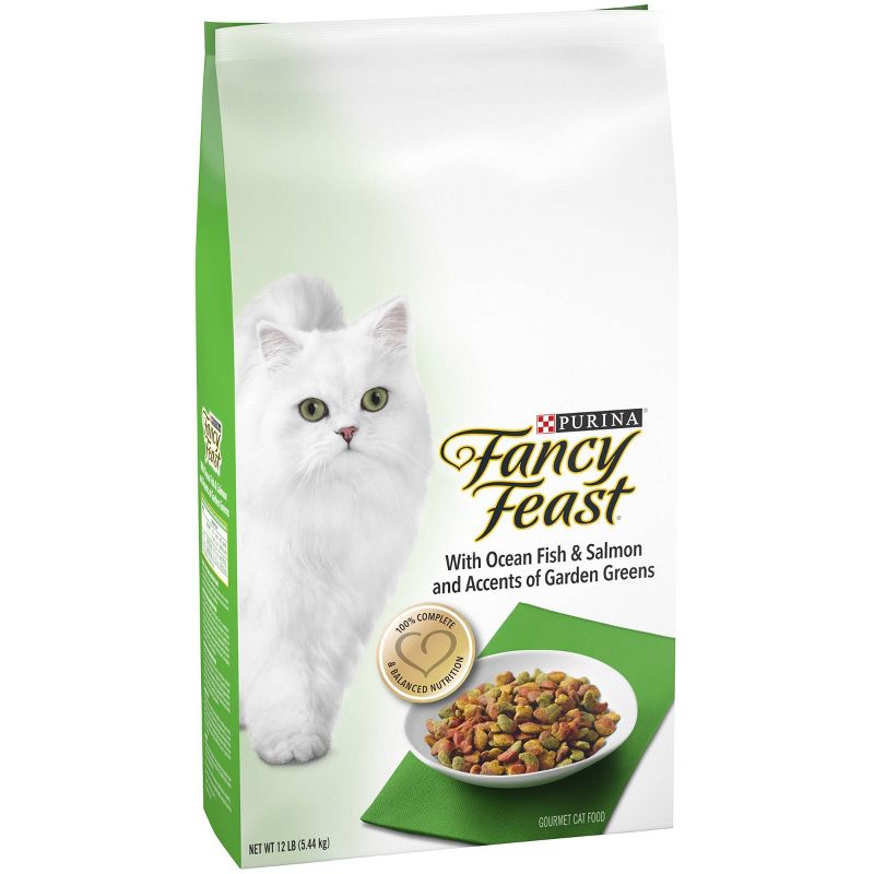 Fancy Feast Gourmet Ocean Fish and Salmon Dry Cat Food - 12lbs