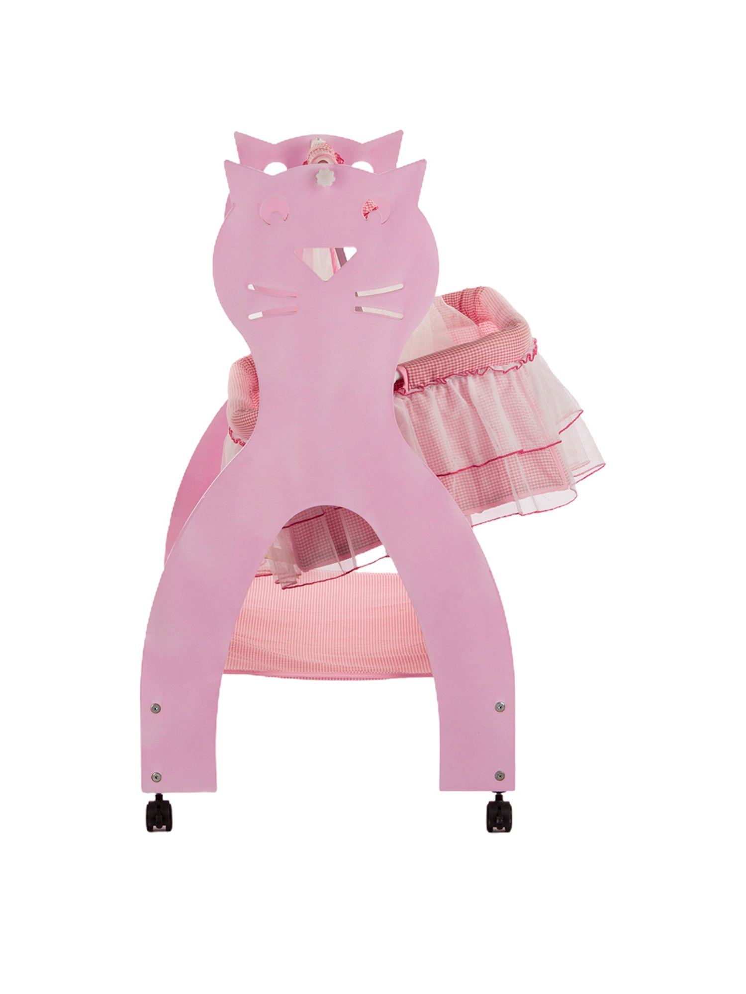 Kiddery Pink Baby Cradle