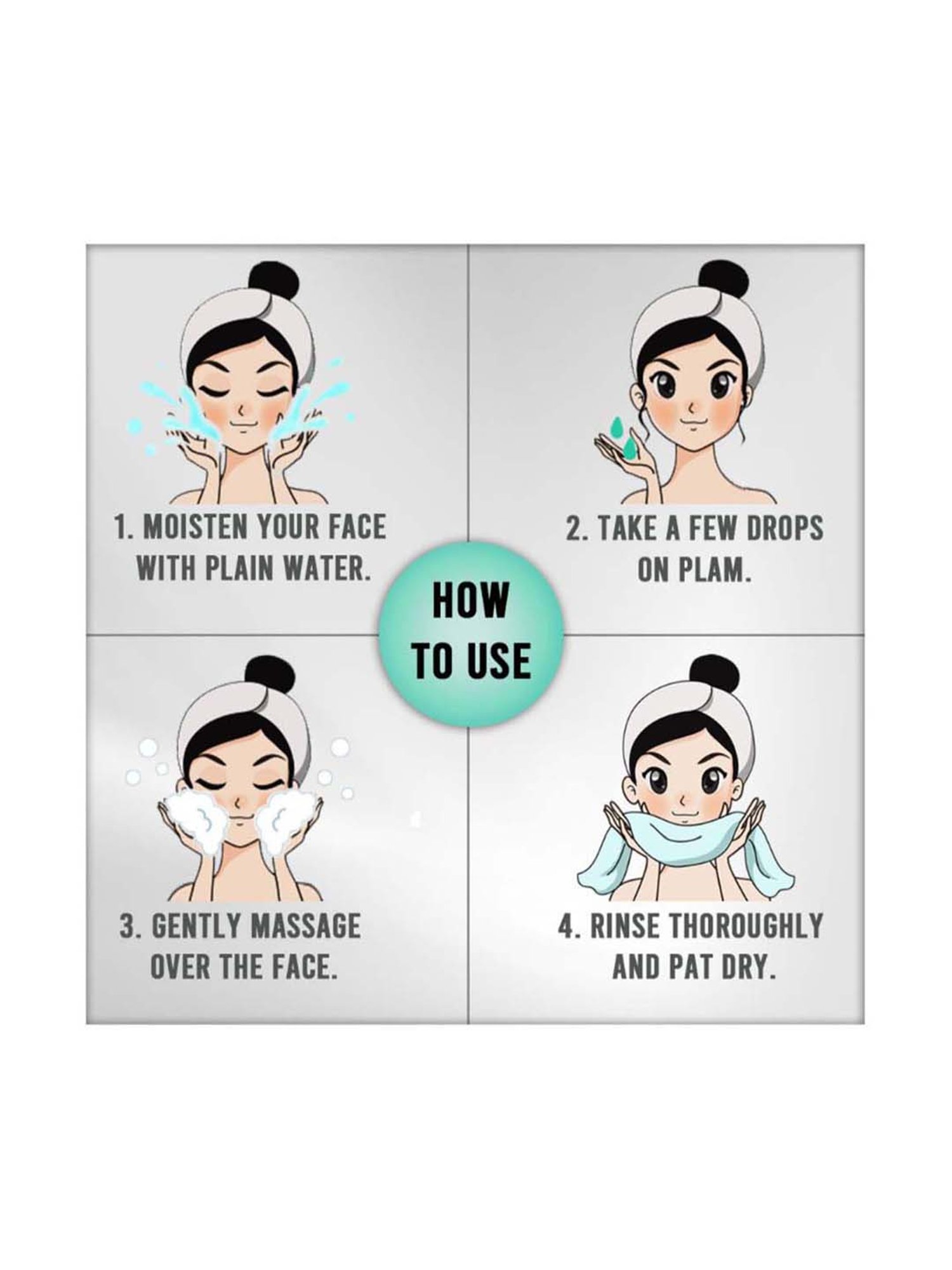 VEDIC LINE Neem Brahmi Disinfecting Face Wash - 500 ml