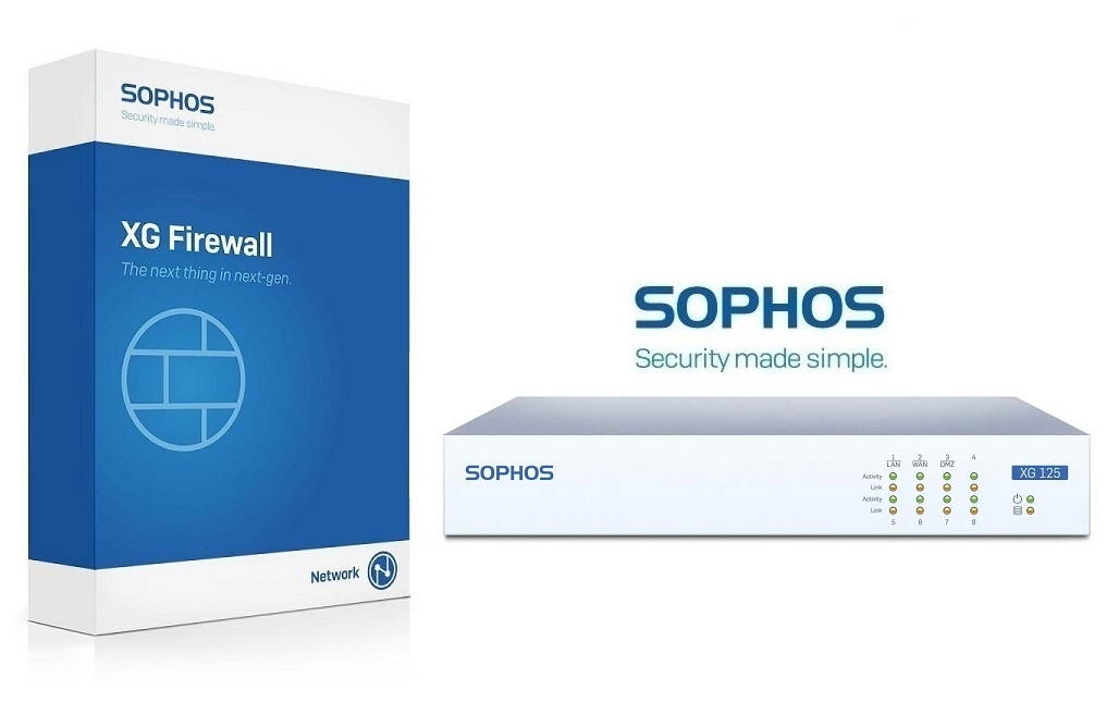 Sophos - XP1C33SEK - XG 125 rev.3 TotalProtect Plus, 3-year (EU/UK/US power cord)