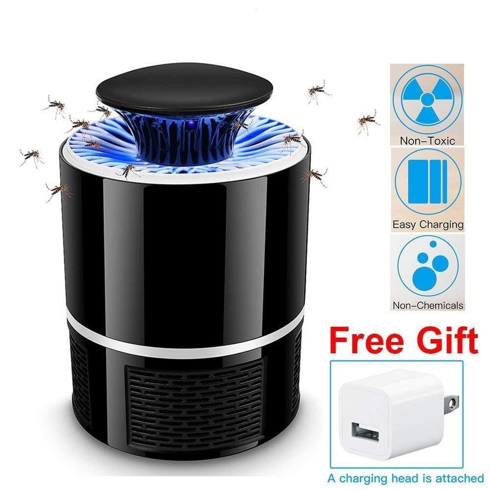 AICase Electric Mosquito Killer with Trap Lamp, Chemical-free USB Powered UV LED Light