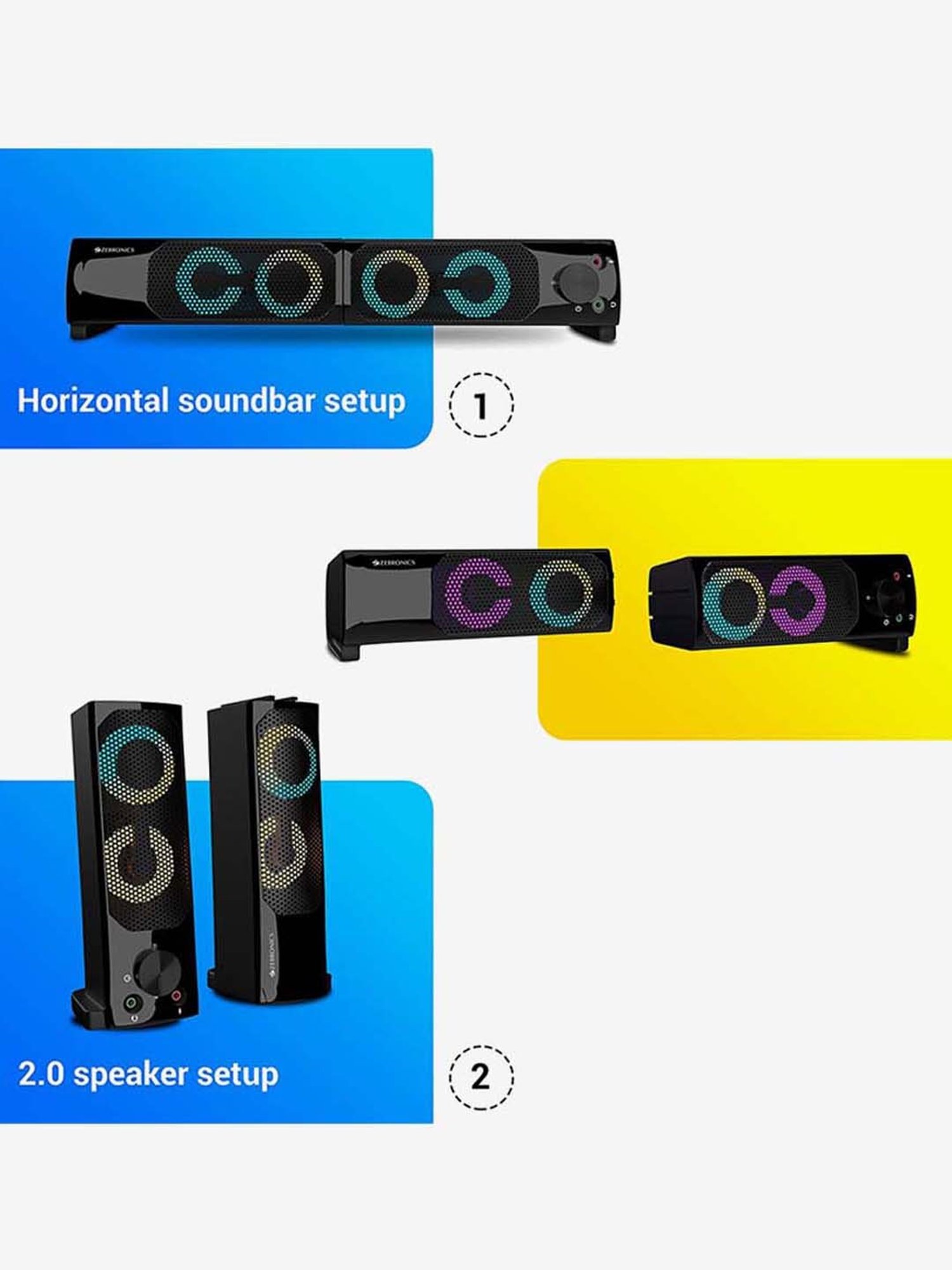 Enermax O'Marine EAS03-BS Black/Silver Waterproof Wireless Speaker