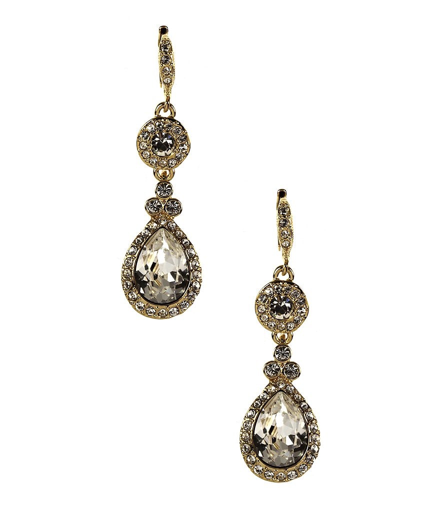 Givenchy Crystal Drop Earrings