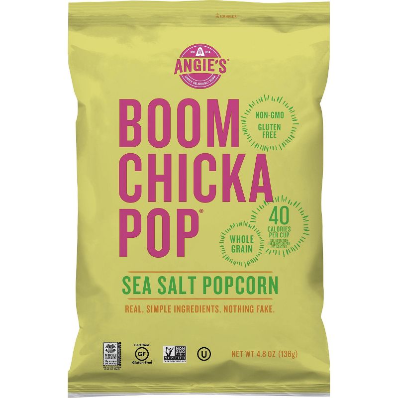 Angie's Boomchickapop Sea Salt & Sweet & Salty Kettle Popcorn Bundle