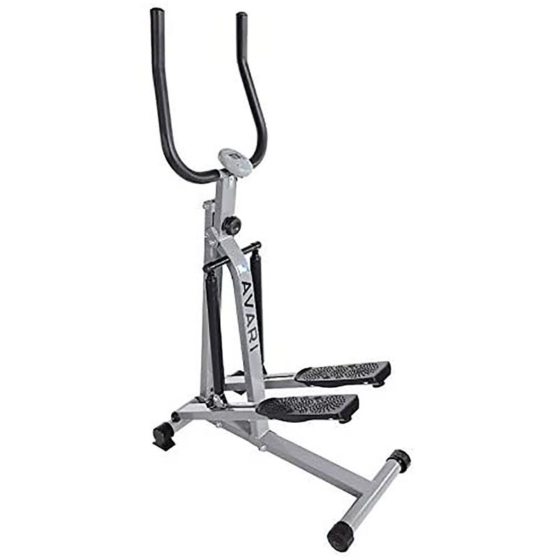Stamina Products Avari Stepper Adjustable Resistance Compact Folding Home Gym Exercise Equipment with Multi Functional Digital Monitor