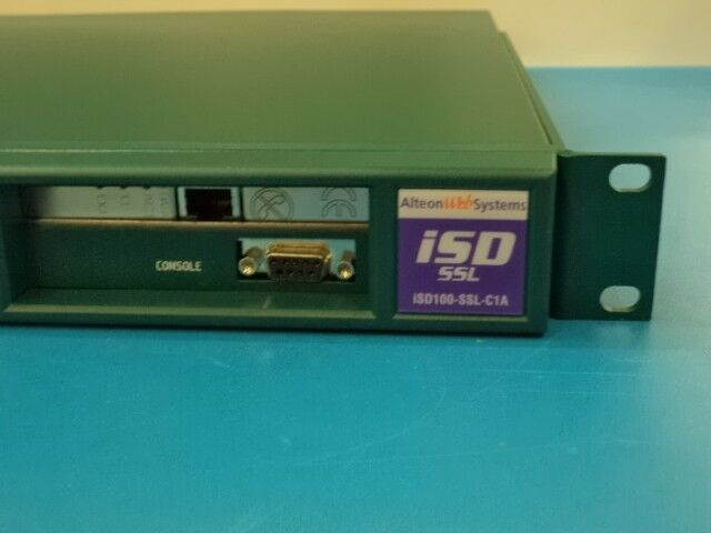 Nortel Alteon SSL Accel ISD-100-SSL-C1A, 10/100BASE-T, P/N EB1639012