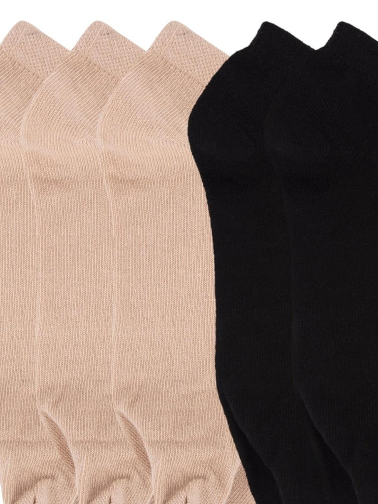 Women's 3pk Sheer Dot and Opaque Trouser Socks - A New Day™ Black 4-10