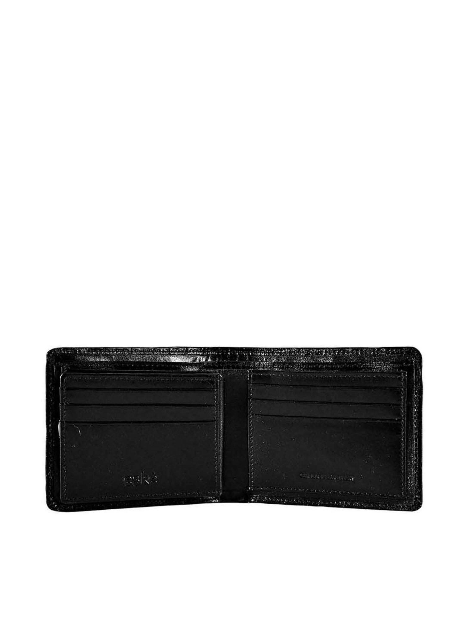 Eske Oisin Black Casual Leather Bi-Fold Wallet for Men