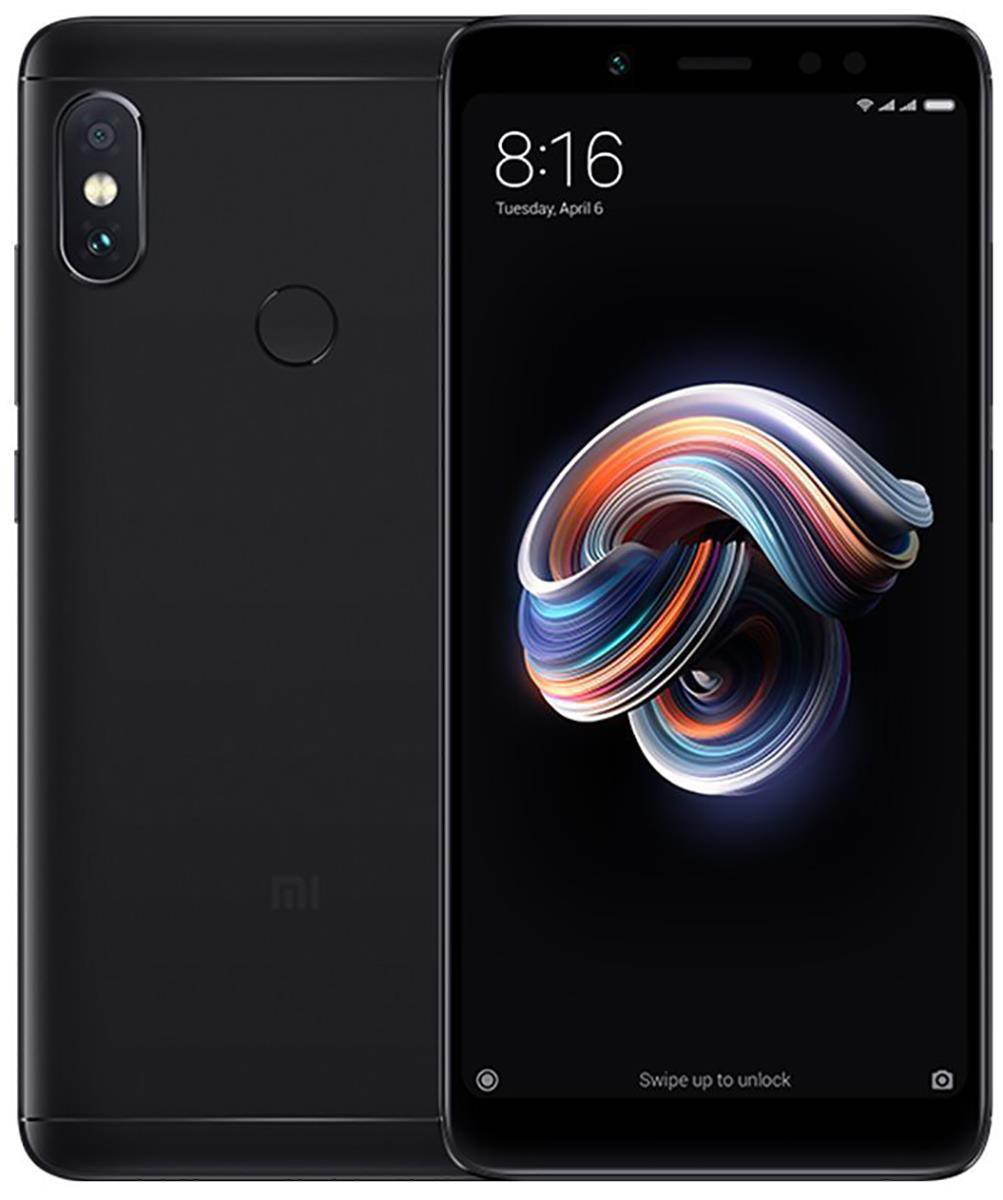 xiaomi redmi note 5 64gb black, dual sim, 4gb ram, 5.99", gsm unlocked global version, no warranty black