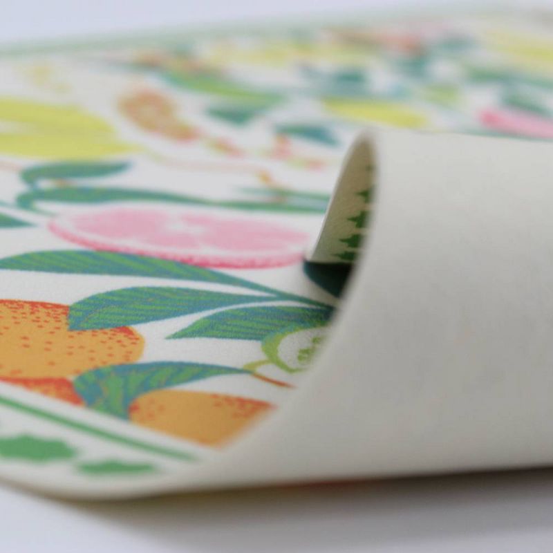 Tempaper 3'2"x4'8" Citrus Indoor/Outdoor Vinyl Floor Rug