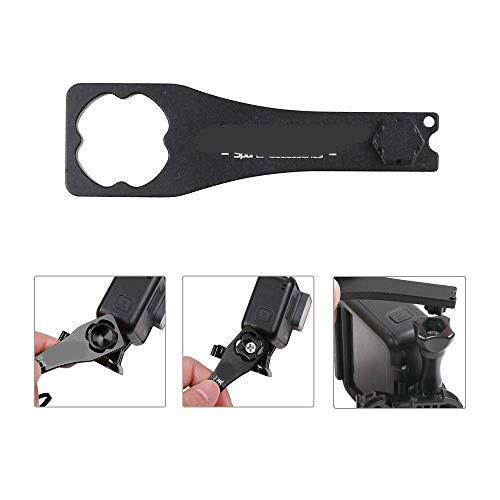 Aluminum Ball Joint MountSwivel Buckle Mount with Aluminium Wrench Compble with  Hero 72018 6 5 Black4 Session4 Silver3+DJI Osmo ActionYICamparkAKASO and More