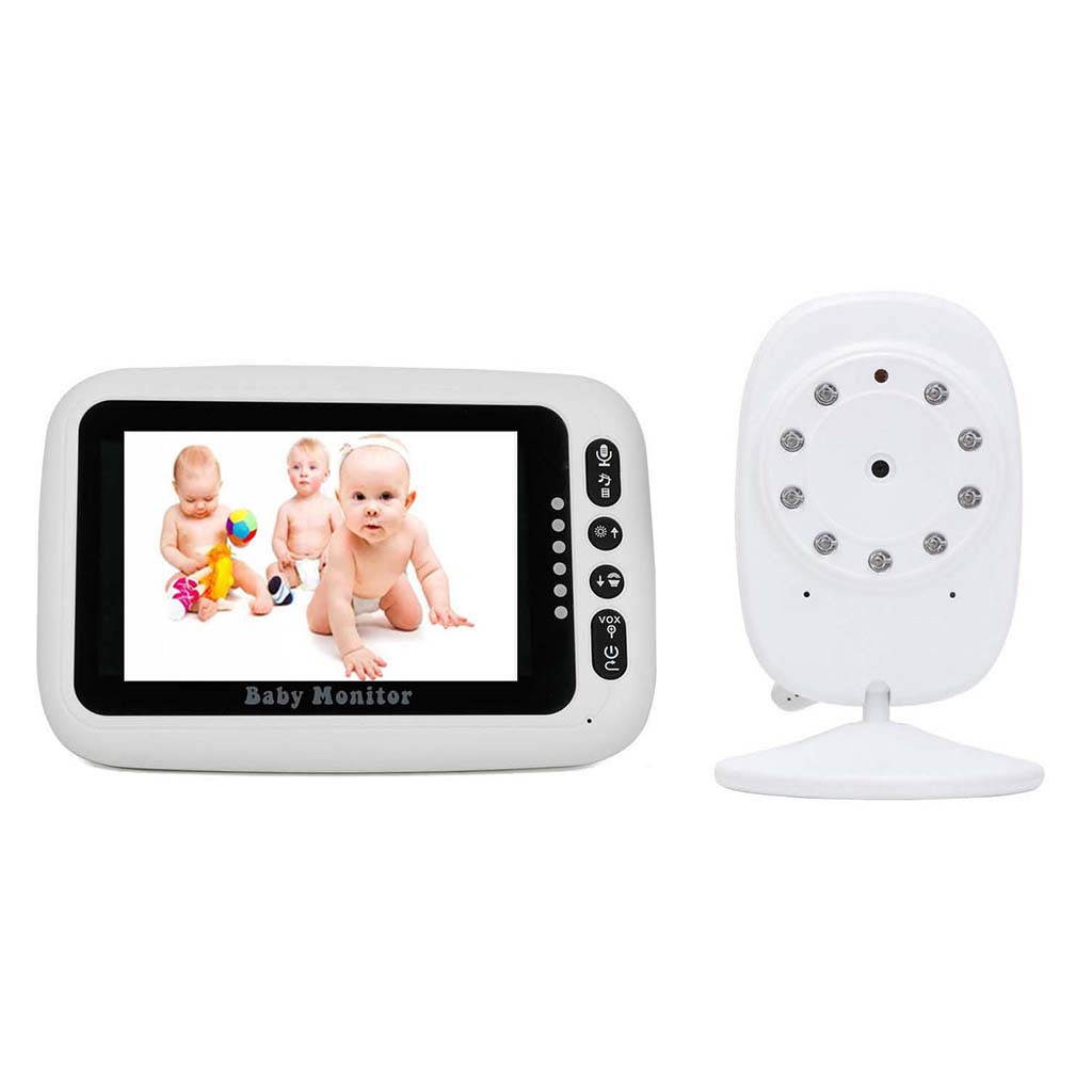 Baby Monitor 2.4GHz Color LCD Audio Talk Night Vision Wireless Digital Video US