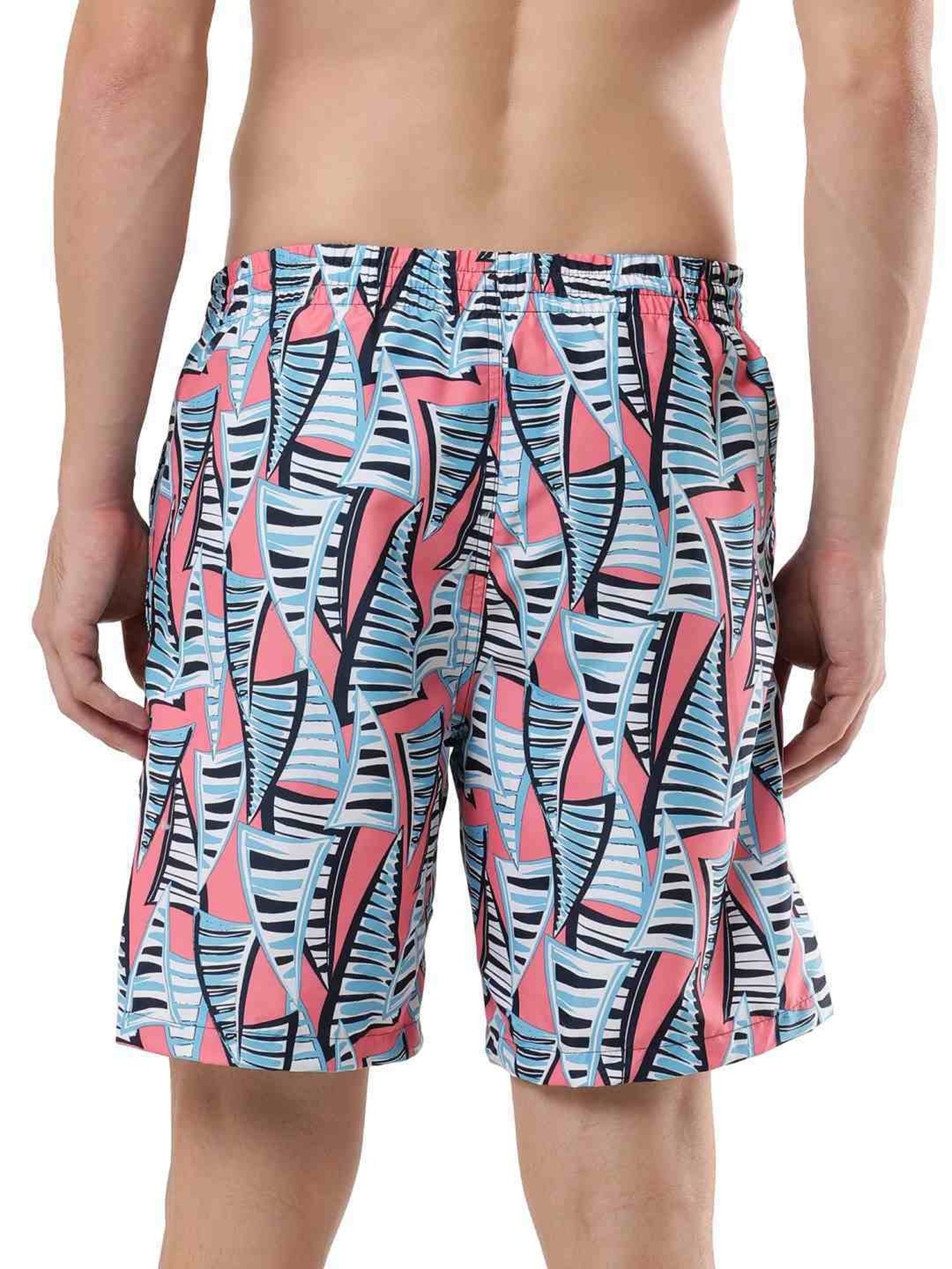 Speedo Fandango Pink Regular Fit Printed Swim Shorts