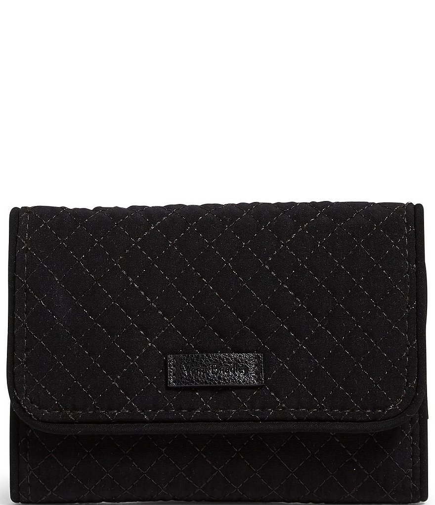 Vera Bradley Microfiber Collection RFID Riley Compact Wallet