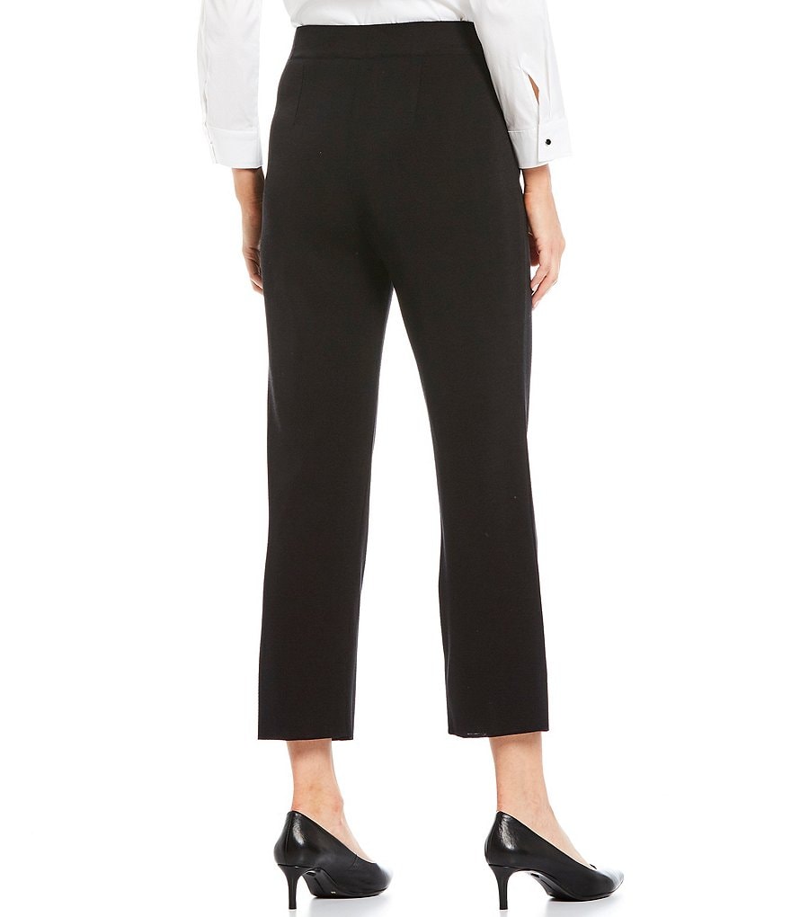 Misook Straight Ankle Pull-On Pants