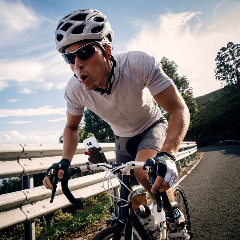 74cm Multifunctional Table Cell Phone Mount Holder 360 Adjustable Universal Gooseneck Smartphone Stand for Desk (Wathet)