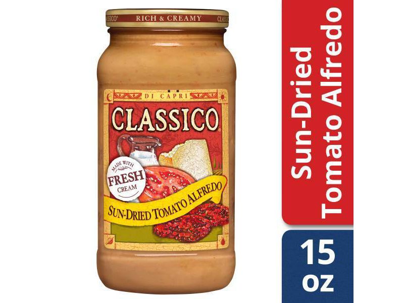 Classico Signature Recipes Sun-Dried Tomato Alfredo Pasta Sauce 15oz
