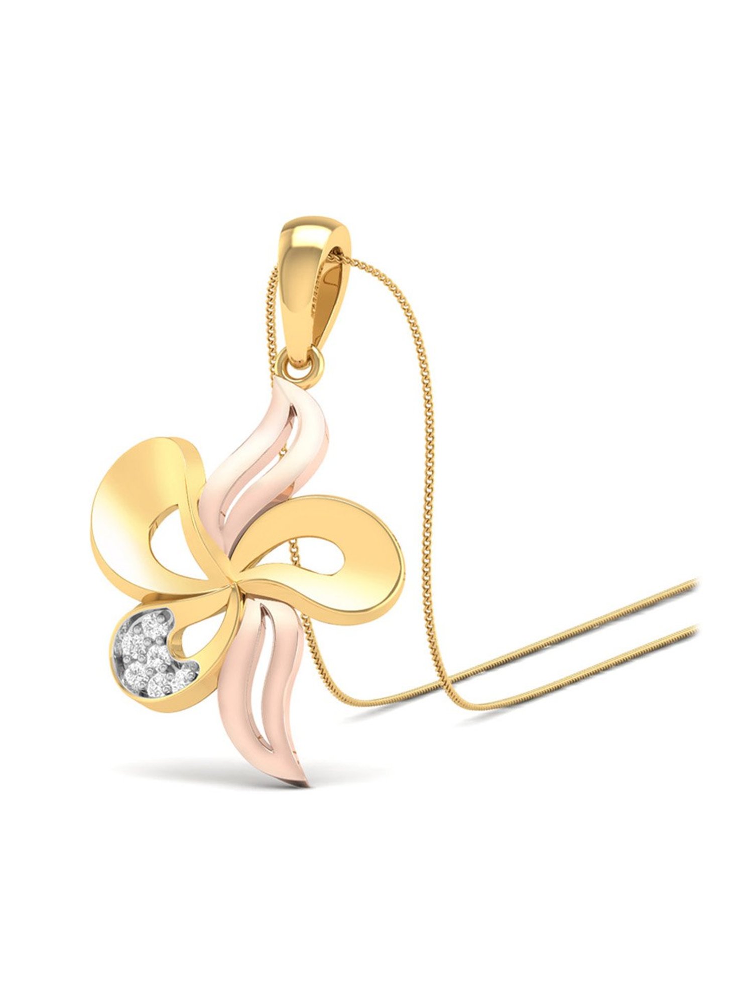 PC Jeweller Dallon 18k Gold Pendant without Chain for Women