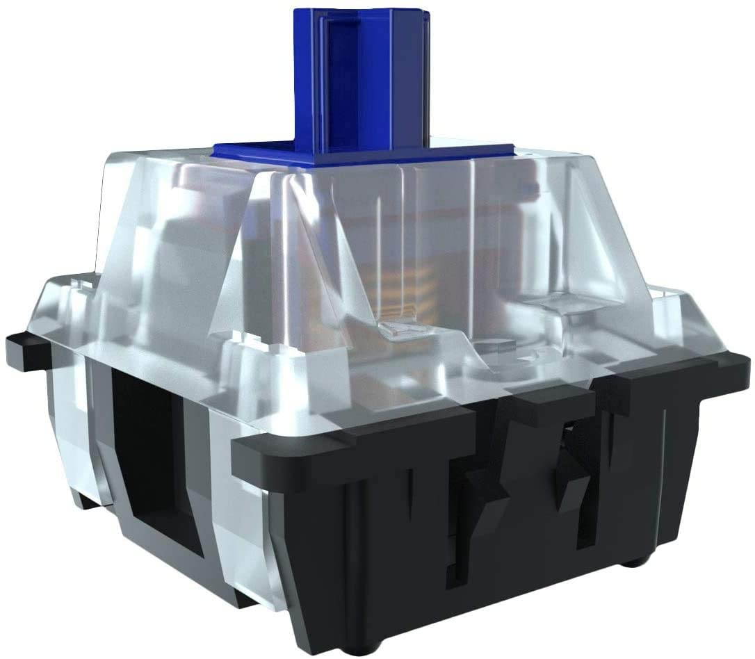 Gateron Optical Switch DIY Replaceable Switches for Mechanical Gaming Keyboard (10 PCS Blue Switch) (Multiple)