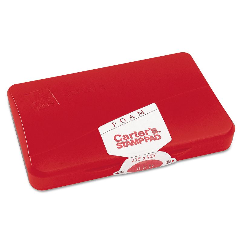 Carter's Foam Stamp Pad 4 1/4 x 2 3/4 Red 21371